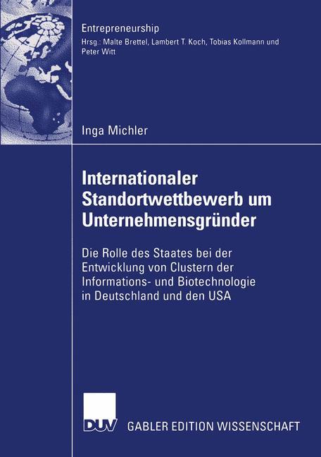 Vorderes Coverbild Internationaler Standortwettbewerb um Unternehmensgründer