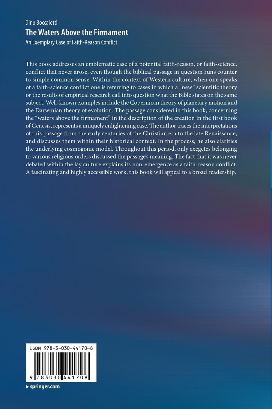 Rückseitencover The Waters Above the Firmament