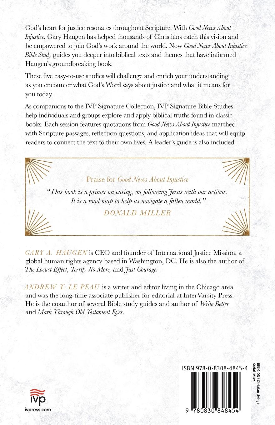 Rückseitencover Good News About Injustice Bible Study