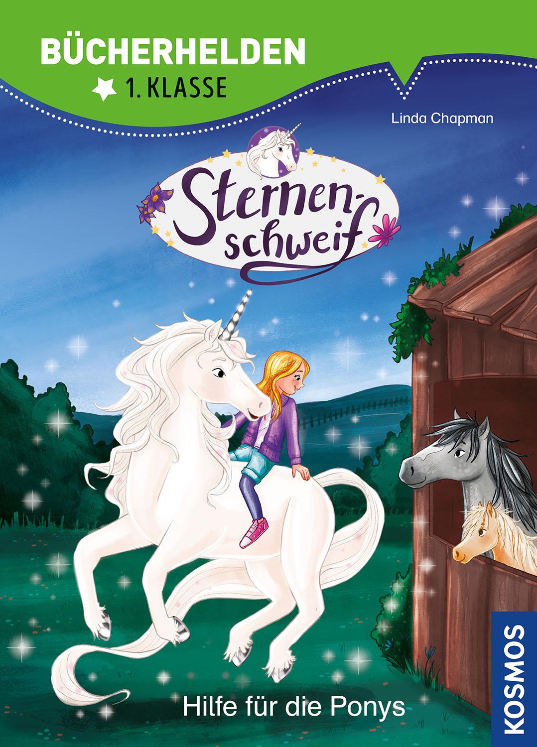 Vorderes Coverbild Sternenschweif, Bücherhelden 1. Klasse, Hilfe für die Ponys