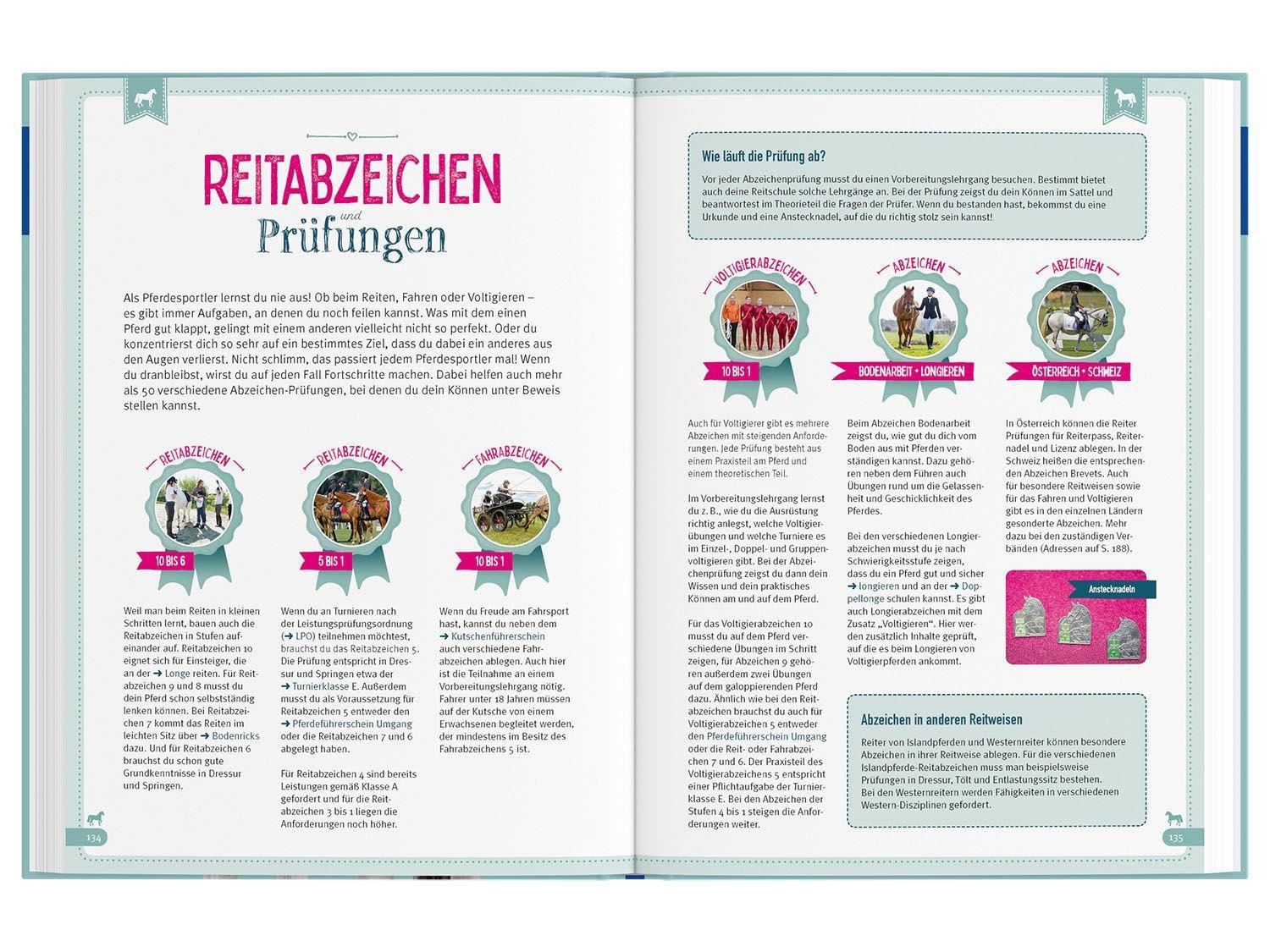 Beispielinhalt (Bild) Das große Kosmos Pferdelexikon