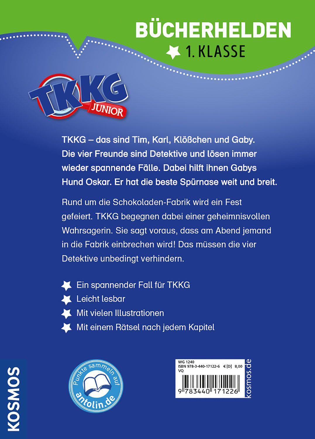 Beispielinhalt (Bild) TKKG Junior, Bücherhelden 1. Klasse, Die Schoko-Diebe