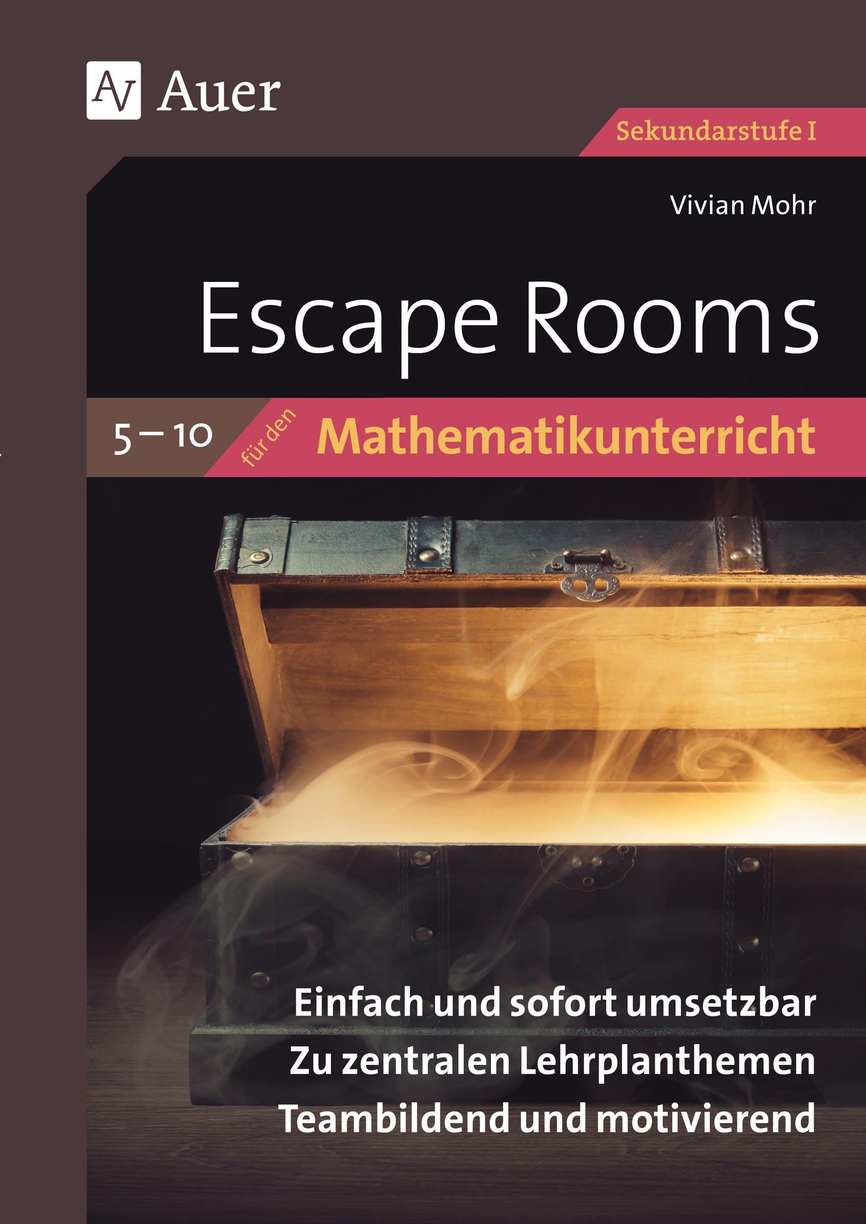 Vorderes Coverbild Escape Rooms für den Mathematikunterricht 5-10