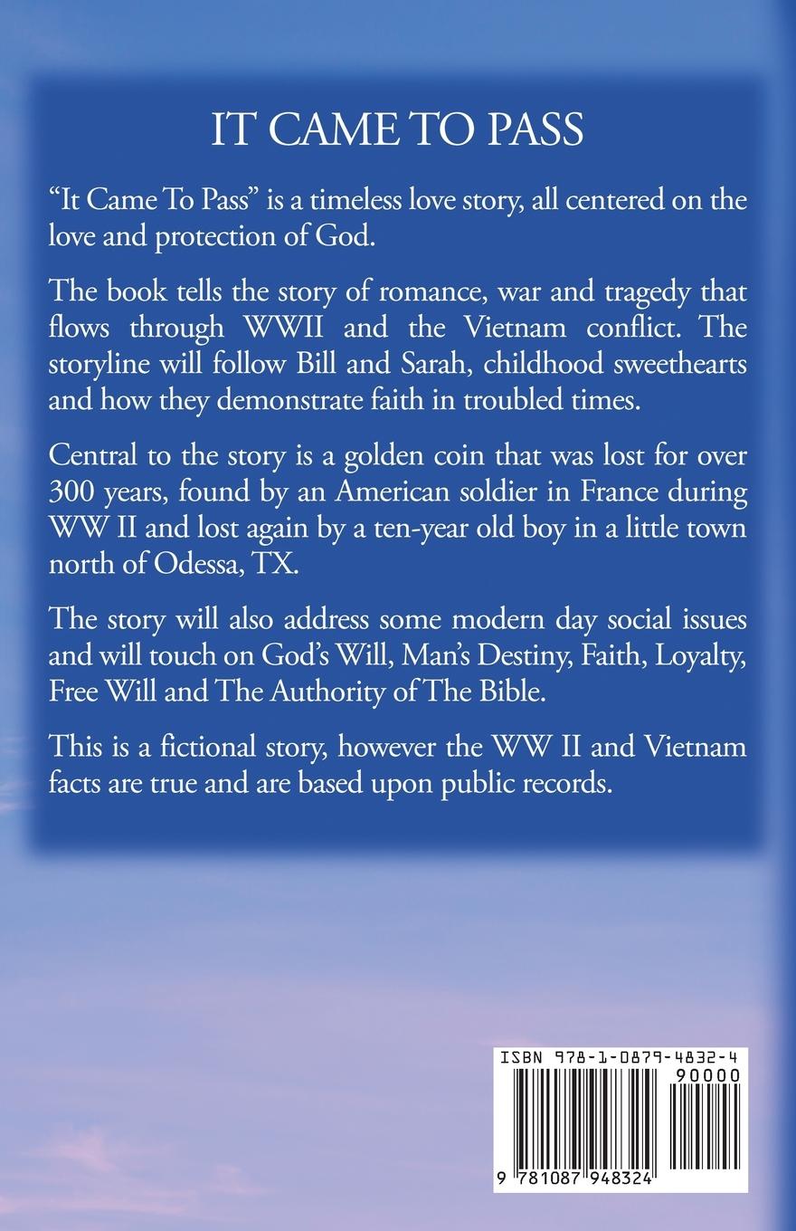 Rückseitencover It Came To Pass