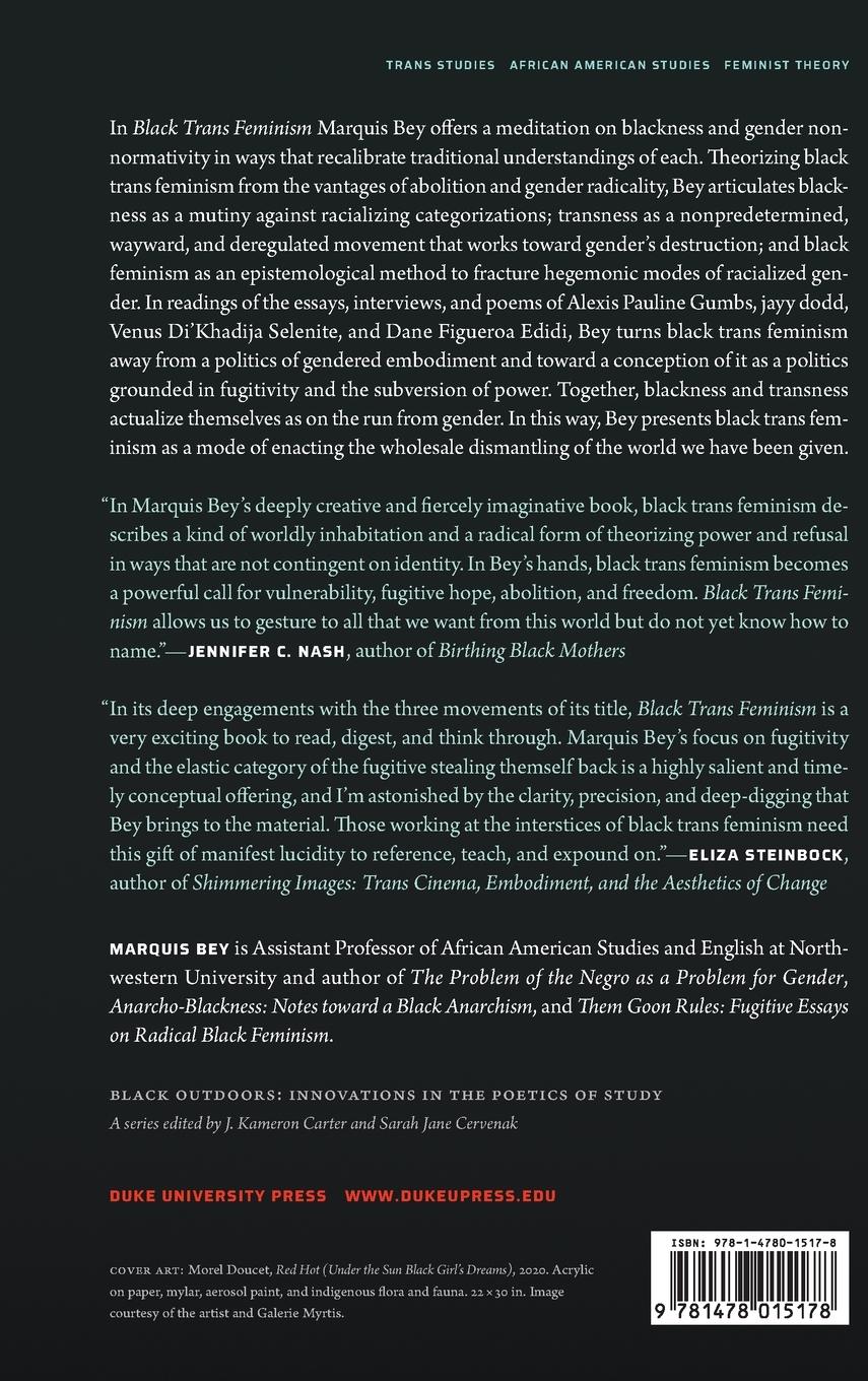 Rückseitencover Black Trans Feminism