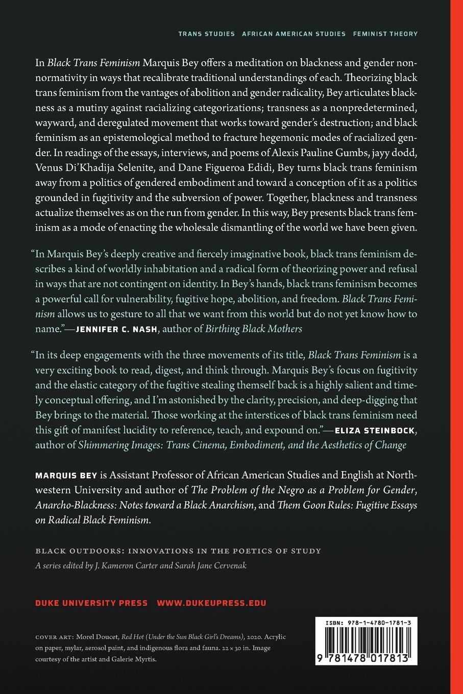 Rückseitencover Black Trans Feminism