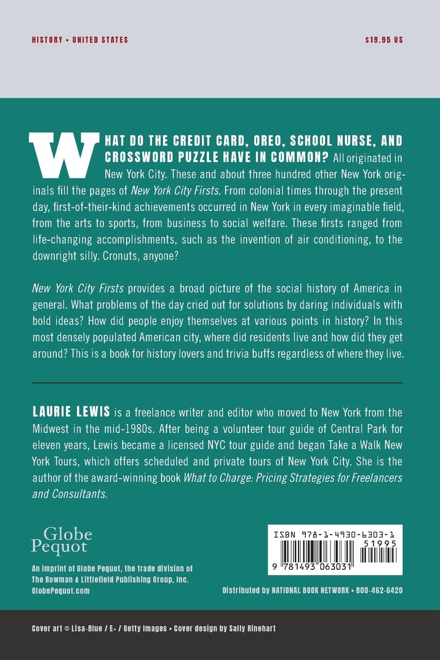 Rückseitencover New York City Firsts