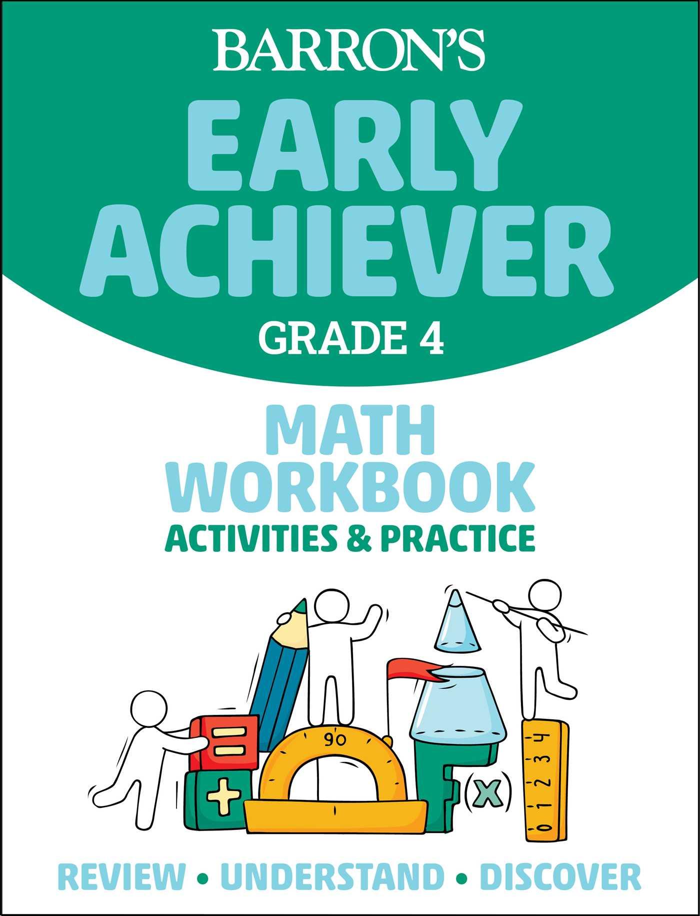 Vorderes Coverbild Barron's Early Achiever: Grade 4 Math Workbook Activities & Practice
