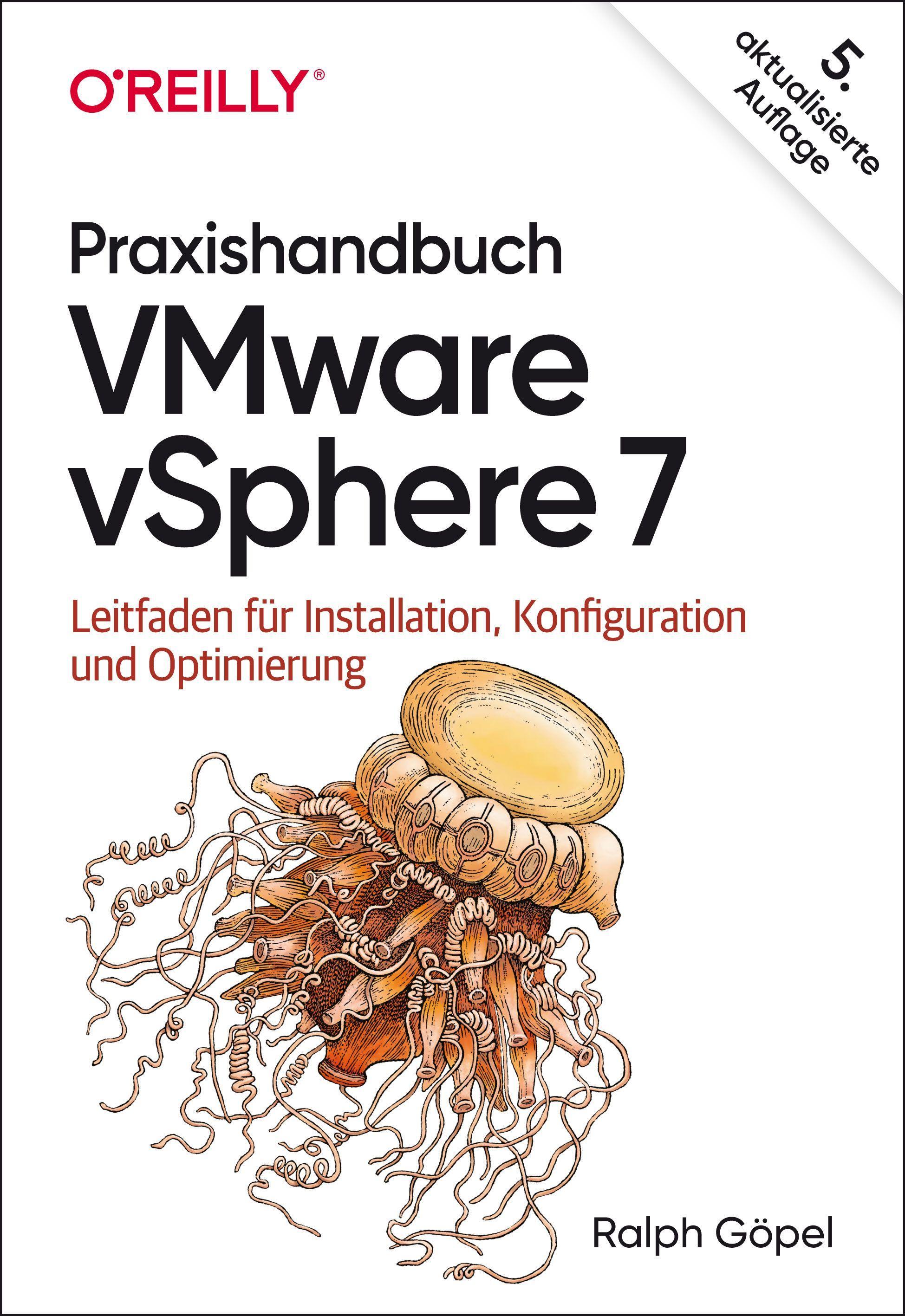 Vorderes Coverbild Praxishandbuch VMware vSphere 7