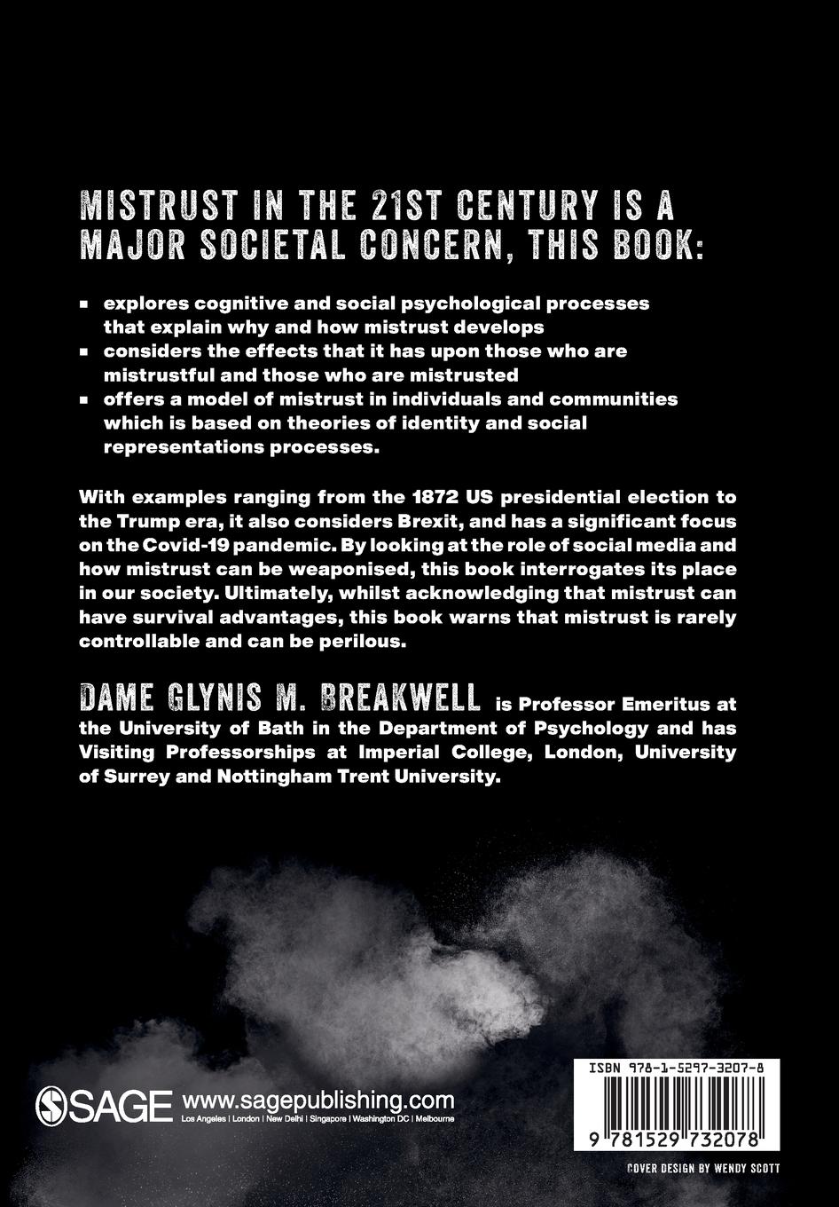 Rückseitencover Mistrust