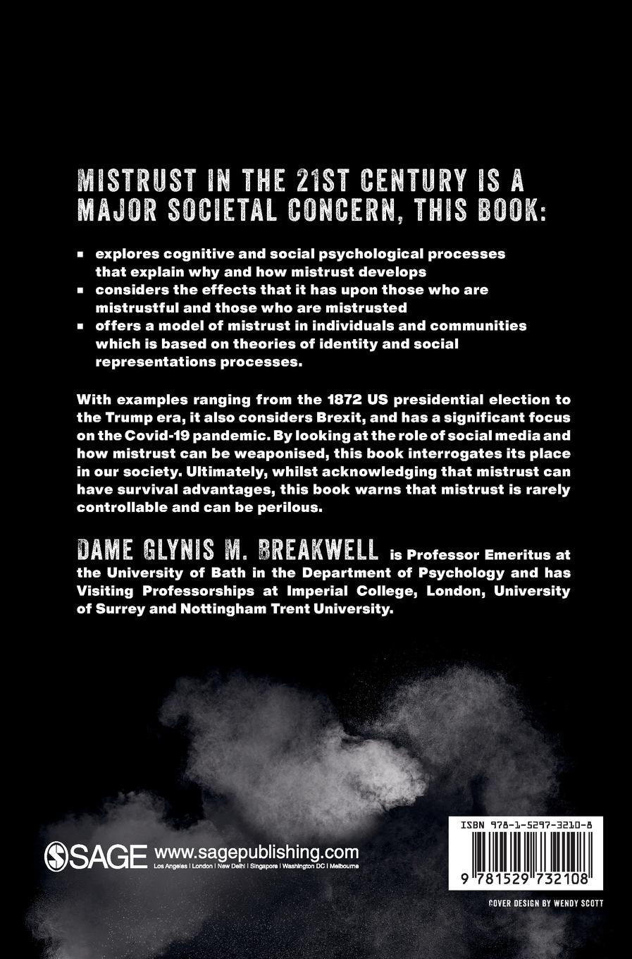 Rückseitencover Mistrust