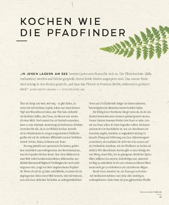 Beispielinhalt (Bild) Koch draußen! Über 100 Rezepte für jedes Wetter