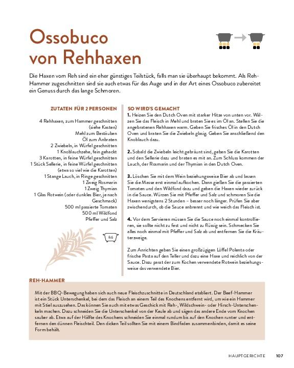 Beispielinhalt (Bild) Wild im Dutch Oven
