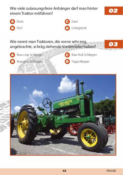 Beispielinhalt (Bild) Der große Traktor Experten-Test