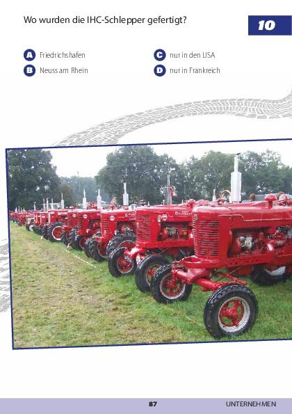 Beispielinhalt (Bild) Der große Traktor Experten-Test