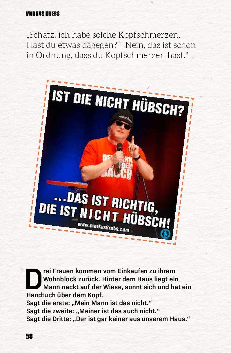 Beispielinhalt (Bild) Die besten Witze aus dem Hocker-Millieu