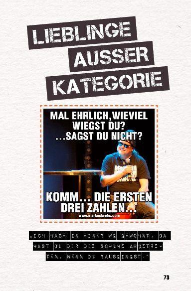 Beispielinhalt (Bild) Die besten Witze aus dem Hocker-Millieu