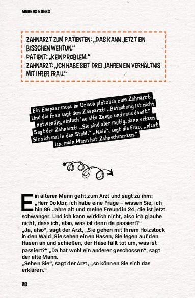 Beispielinhalt (Bild) Die besten Witze aus dem Hocker-Millieu