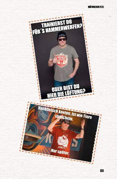 Beispielinhalt (Bild) Die besten Witze aus dem Hocker-Millieu