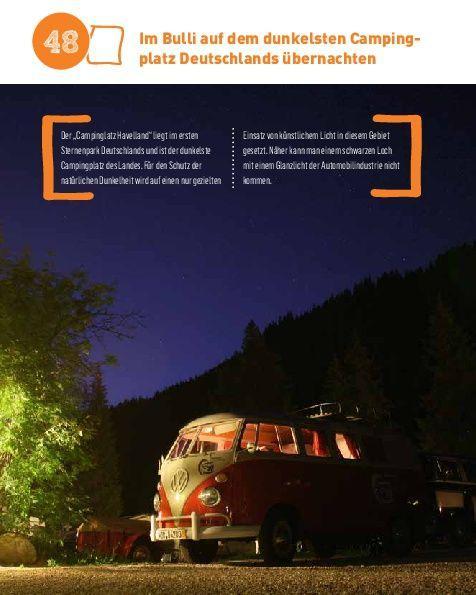 Beispielinhalt (Bild) Die Bucket-List für Bulli-Fahrer