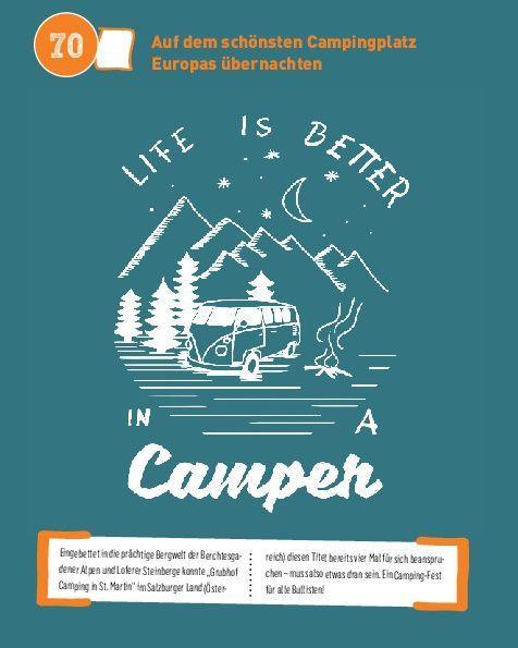 Beispielinhalt (Bild) Die Bucket-List für Bulli-Fahrer