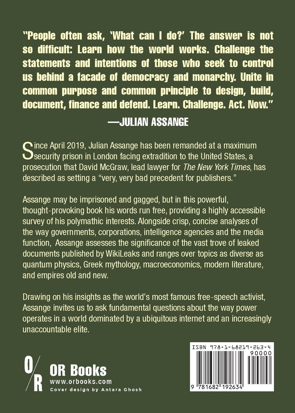 Rückseitencover Julian Assange in His Own Words
