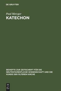 Vorderes Coverbild Katechon