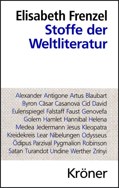 Vorderes Coverbild Stoffe der Weltliteratur
