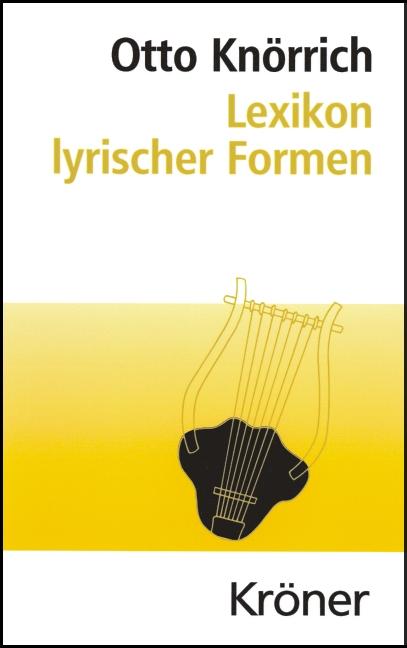 Vorderes Coverbild Lexikon lyrischer Formen