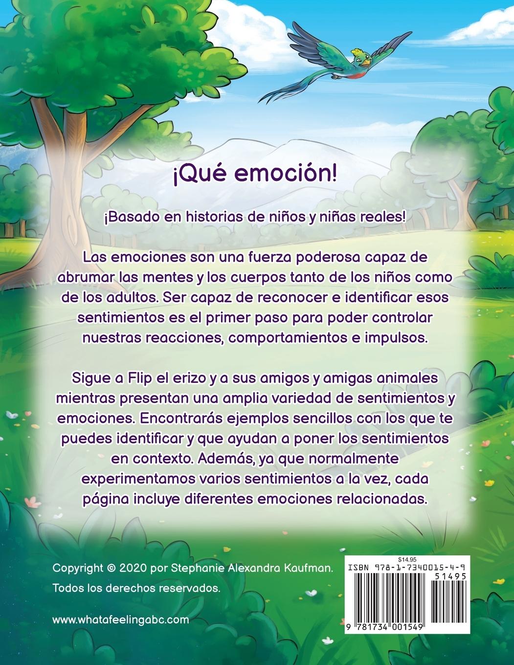 Rückseitencover Qué emoción! El ABC de los sentimientos