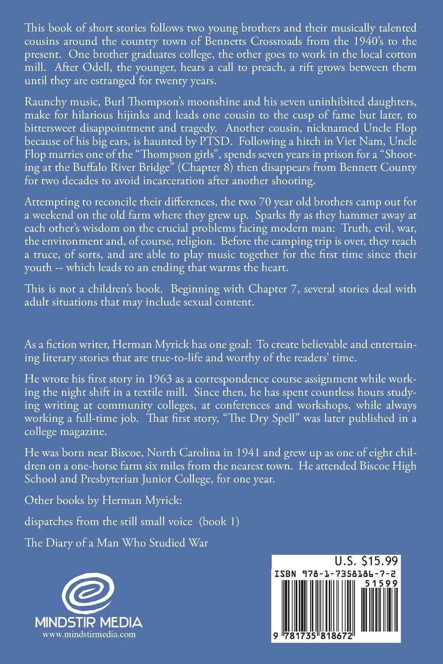 Rückseitencover Brother Odell Gets the Call to Preach: Book of Short Stories