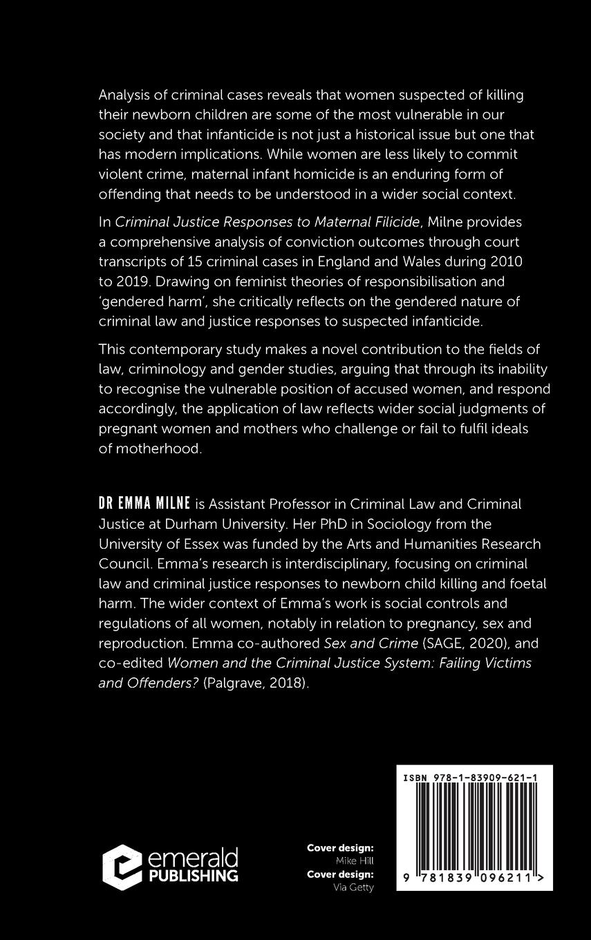 Rückseitencover Criminal Justice Responses to Maternal Filicide