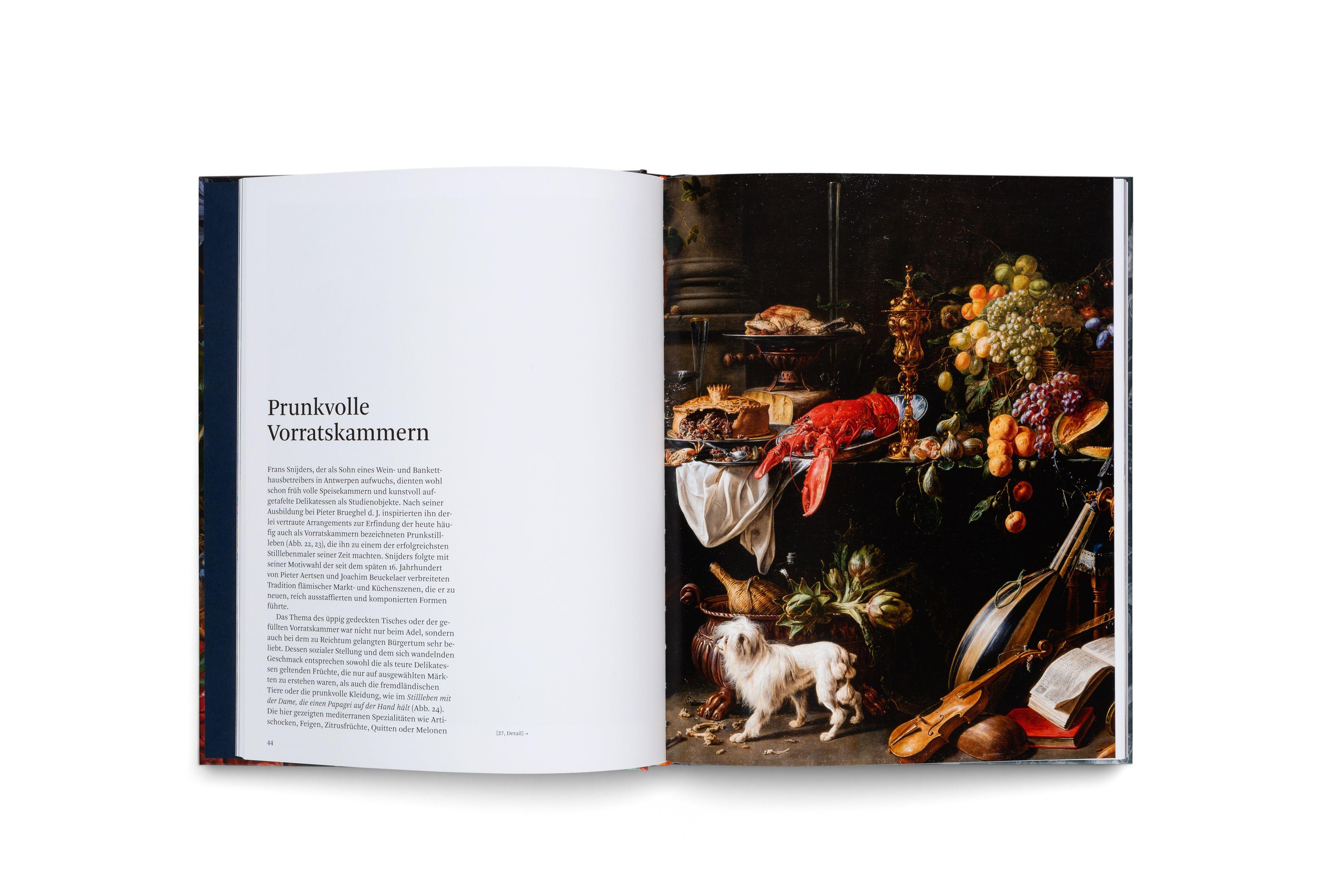 Beispielinhalt (Bild) Stillleben. Meisterwerke der Barockmalerei - Ikonografie, Symbolik und Allegorien. Bildband, Ausstellungskatalog