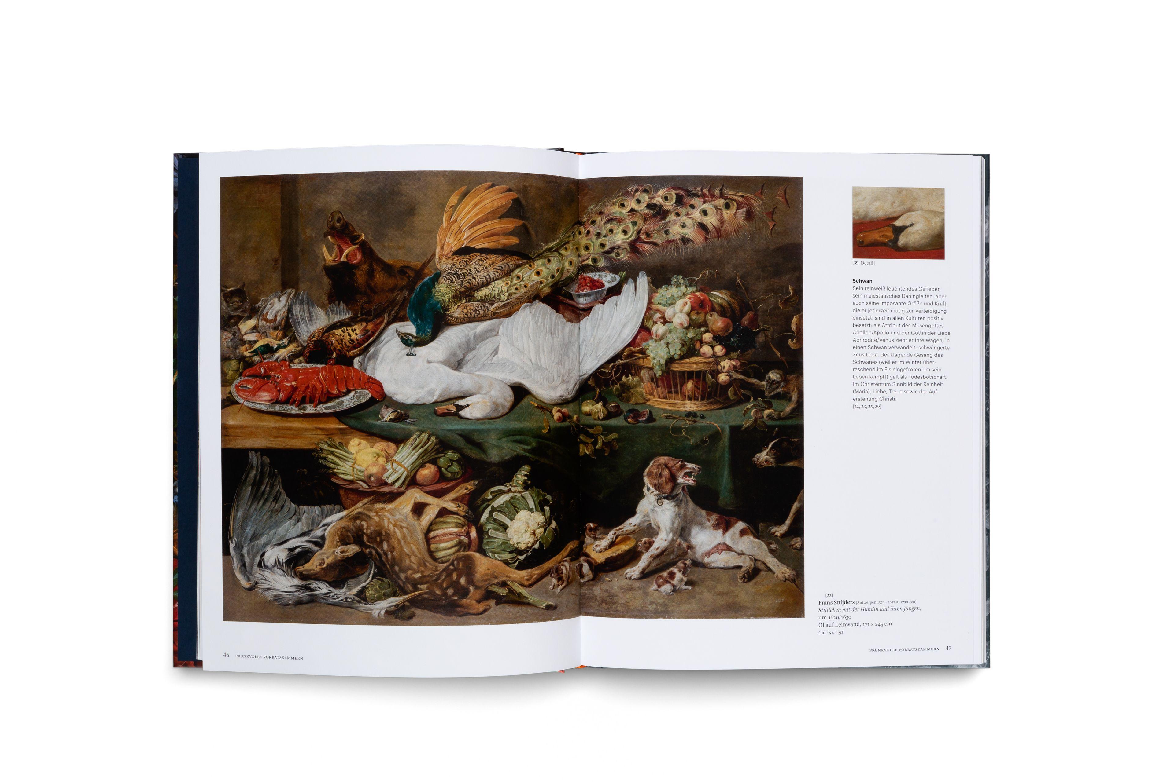 Beispielinhalt (Bild) Stillleben. Meisterwerke der Barockmalerei - Ikonografie, Symbolik und Allegorien. Bildband, Ausstellungskatalog