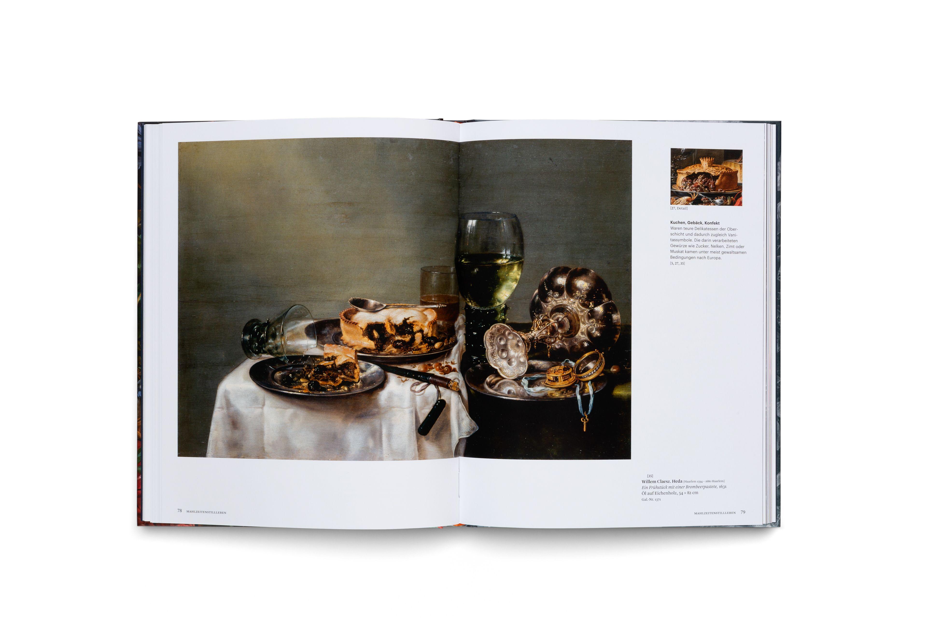 Beispielinhalt (Bild) Stillleben. Meisterwerke der Barockmalerei - Ikonografie, Symbolik und Allegorien. Bildband, Ausstellungskatalog