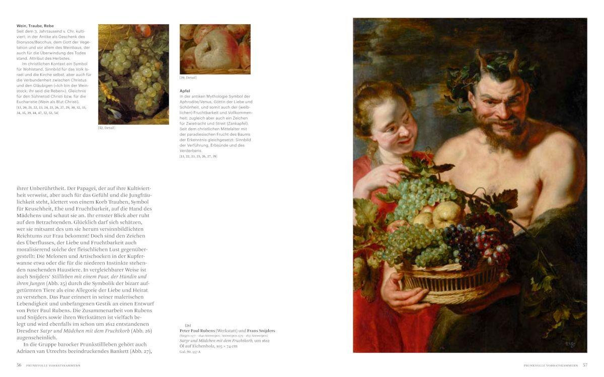 Beispielinhalt (Bild) Stillleben. Meisterwerke der Barockmalerei - Ikonografie, Symbolik und Allegorien. Bildband, Ausstellungskatalog