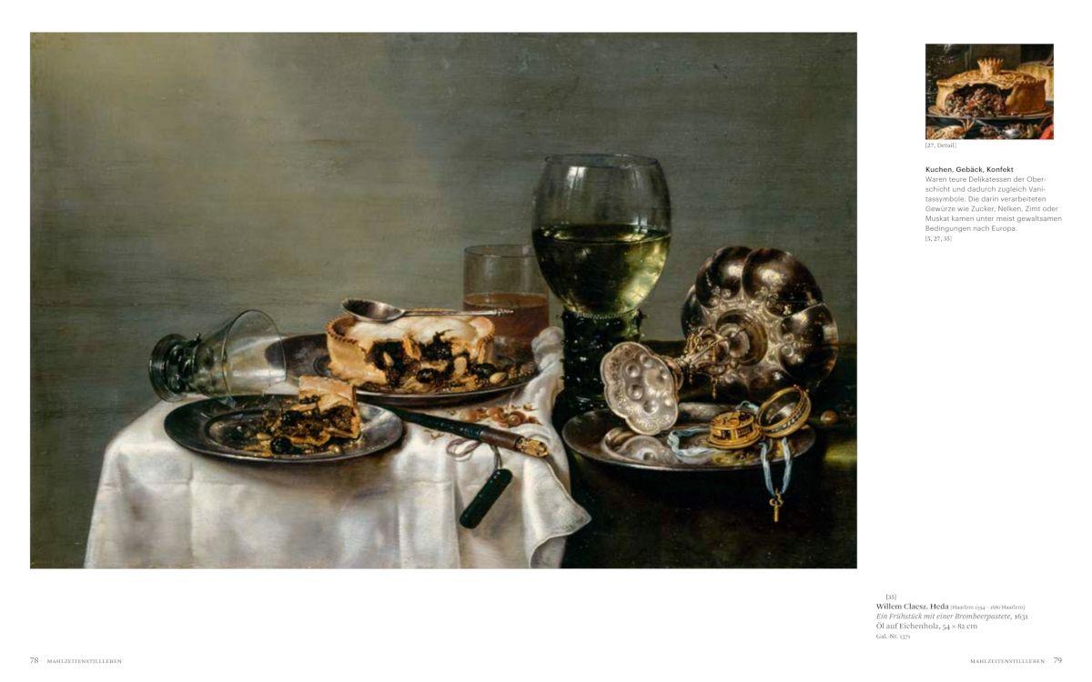 Beispielinhalt (Bild) Stillleben. Meisterwerke der Barockmalerei - Ikonografie, Symbolik und Allegorien. Bildband, Ausstellungskatalog