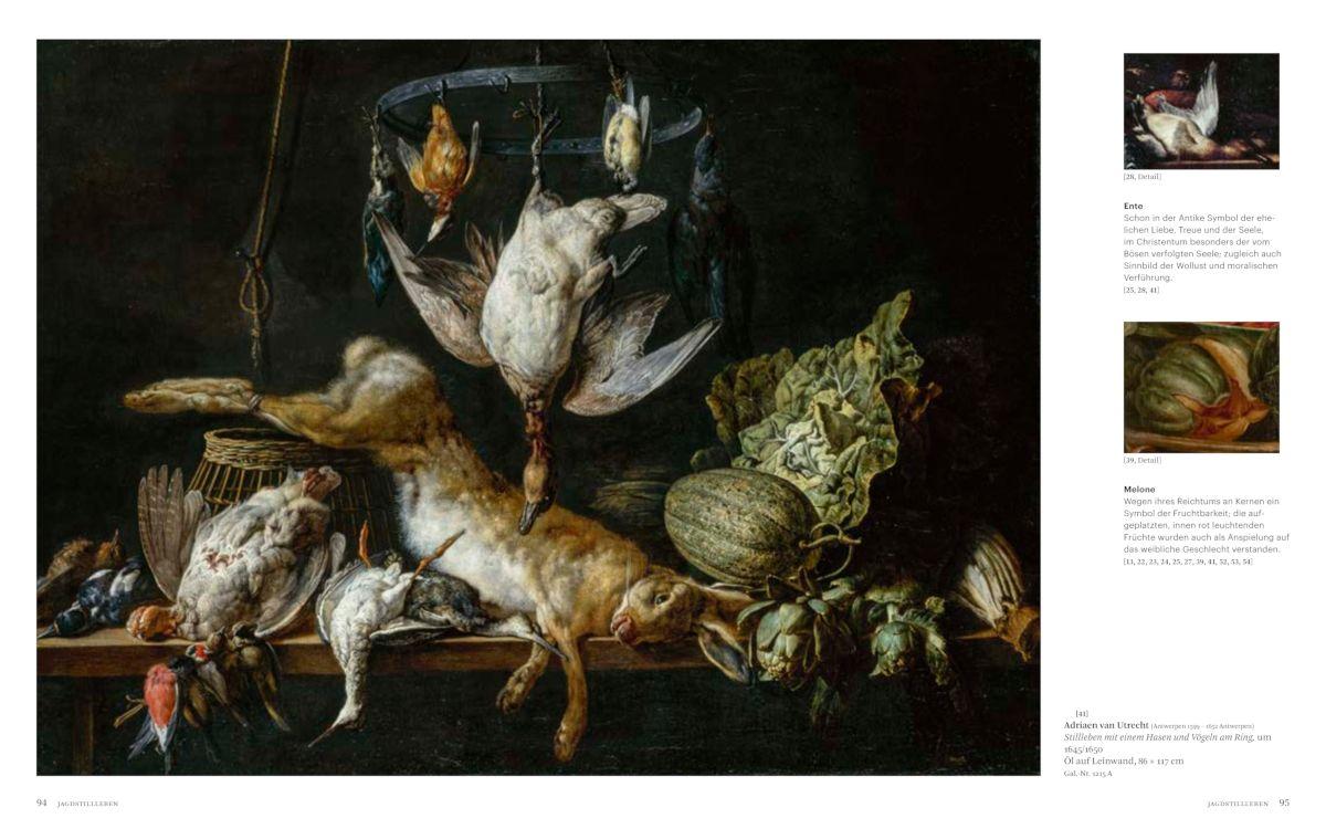 Beispielinhalt (Bild) Stillleben. Meisterwerke der Barockmalerei - Ikonografie, Symbolik und Allegorien. Bildband, Ausstellungskatalog