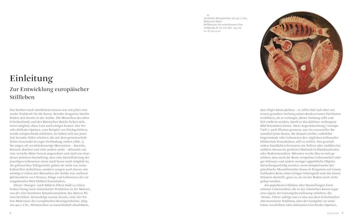 Beispielinhalt (Bild) Stillleben. Meisterwerke der Barockmalerei - Ikonografie, Symbolik und Allegorien. Bildband, Ausstellungskatalog