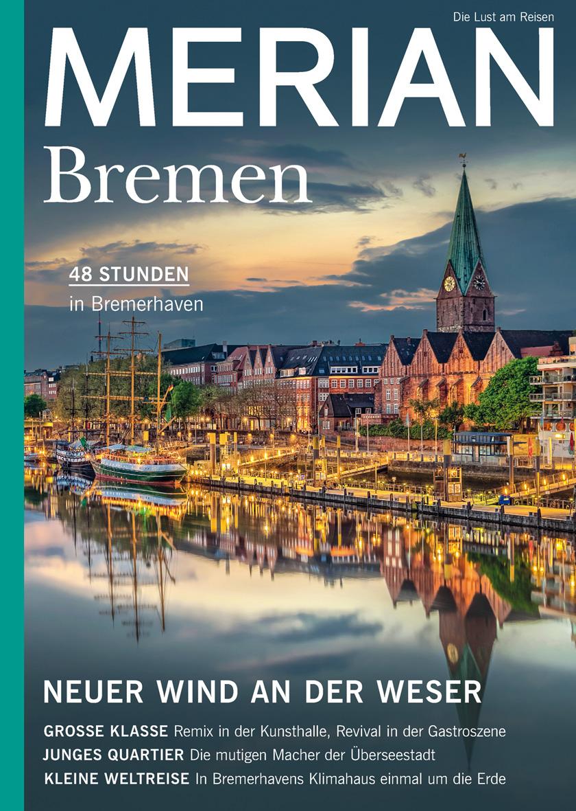 Vorderes Coverbild MERIAN Magazin Bremen 07/21