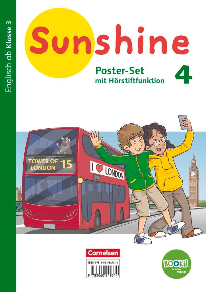Vorderes Coverbild Sunshine 4. Schuljahr. Zu allen Ausgaben - Poster-Set mit Bookii-Funktion und Beilage
