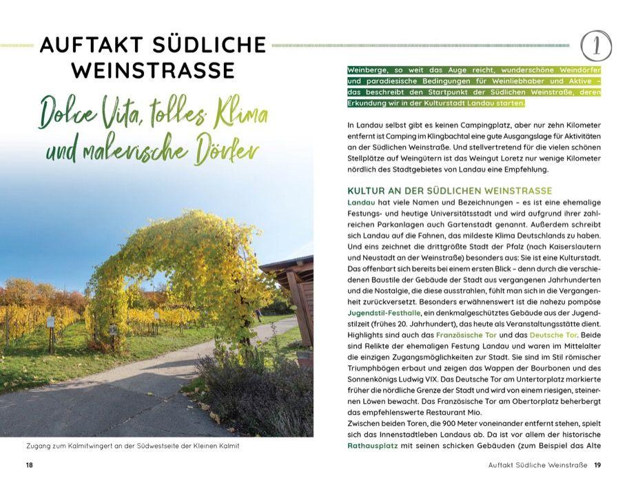 Beispielinhalt (Bild) Wochenend und Wohnmobil - Kleine Auszeiten in der Pfalz