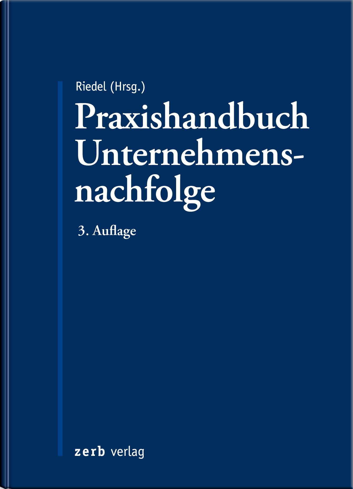 Vorderes Coverbild Praxishandbuch Unternehmensnachfolge