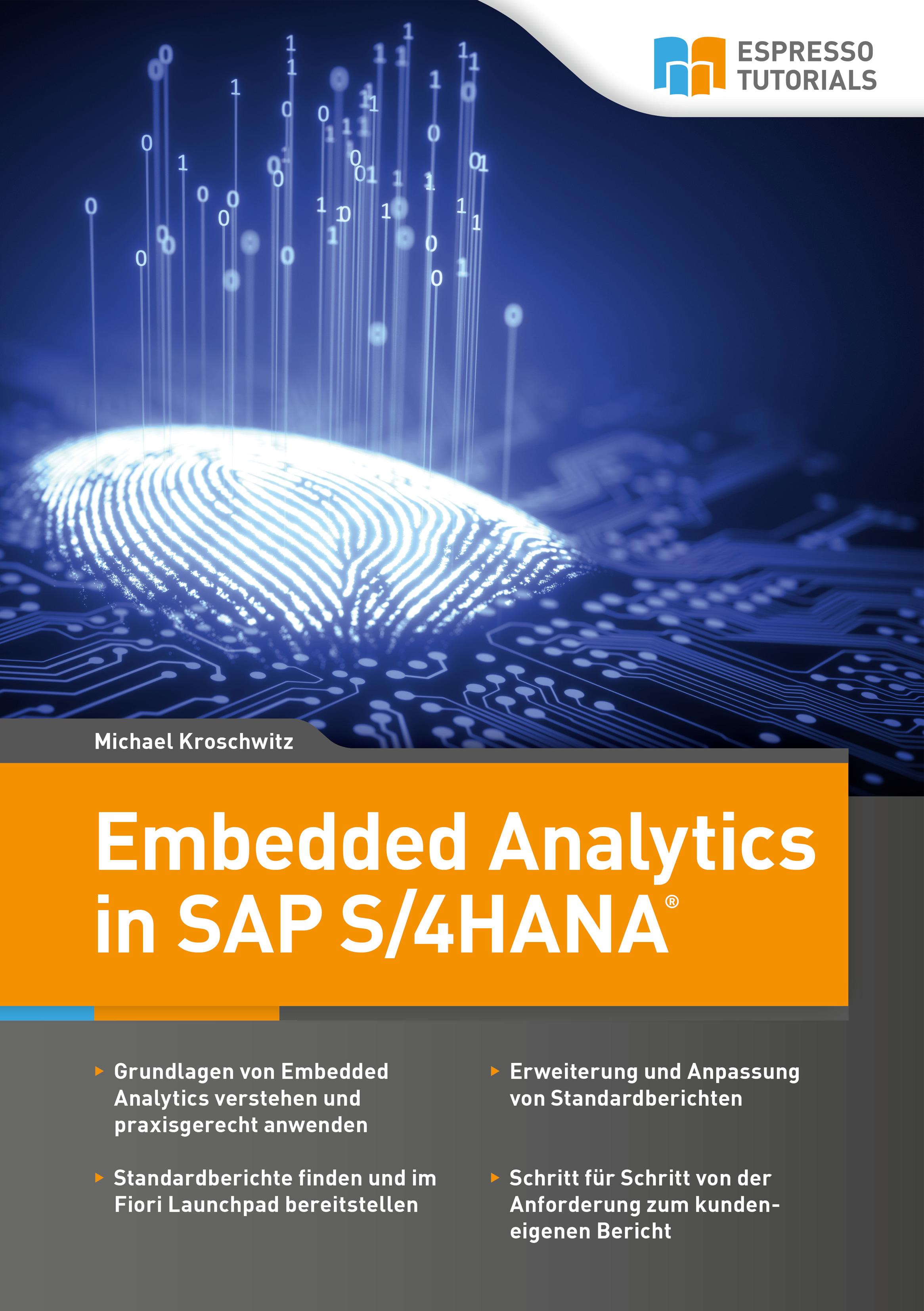 Vorderes Coverbild Embedded Analytics in SAP S/4HANA