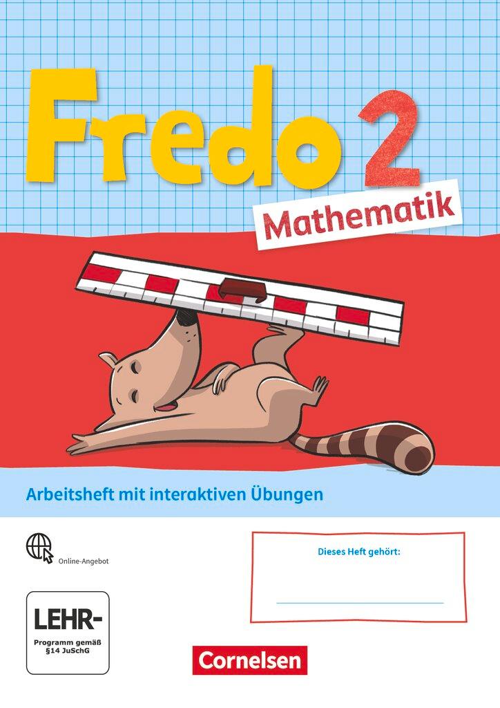 Vorderes Coverbild Fredo Mathematik 2. Schuljahr. Ausgabe A - Arbeitsheft mit interaktiven Übungen online