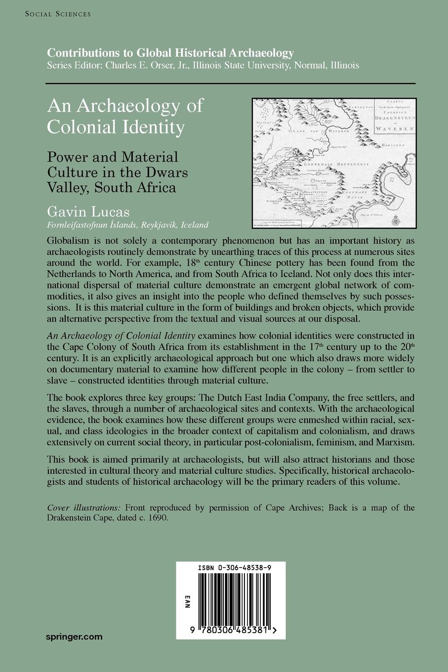 Rückseitencover An Archaeology of Colonial Identity