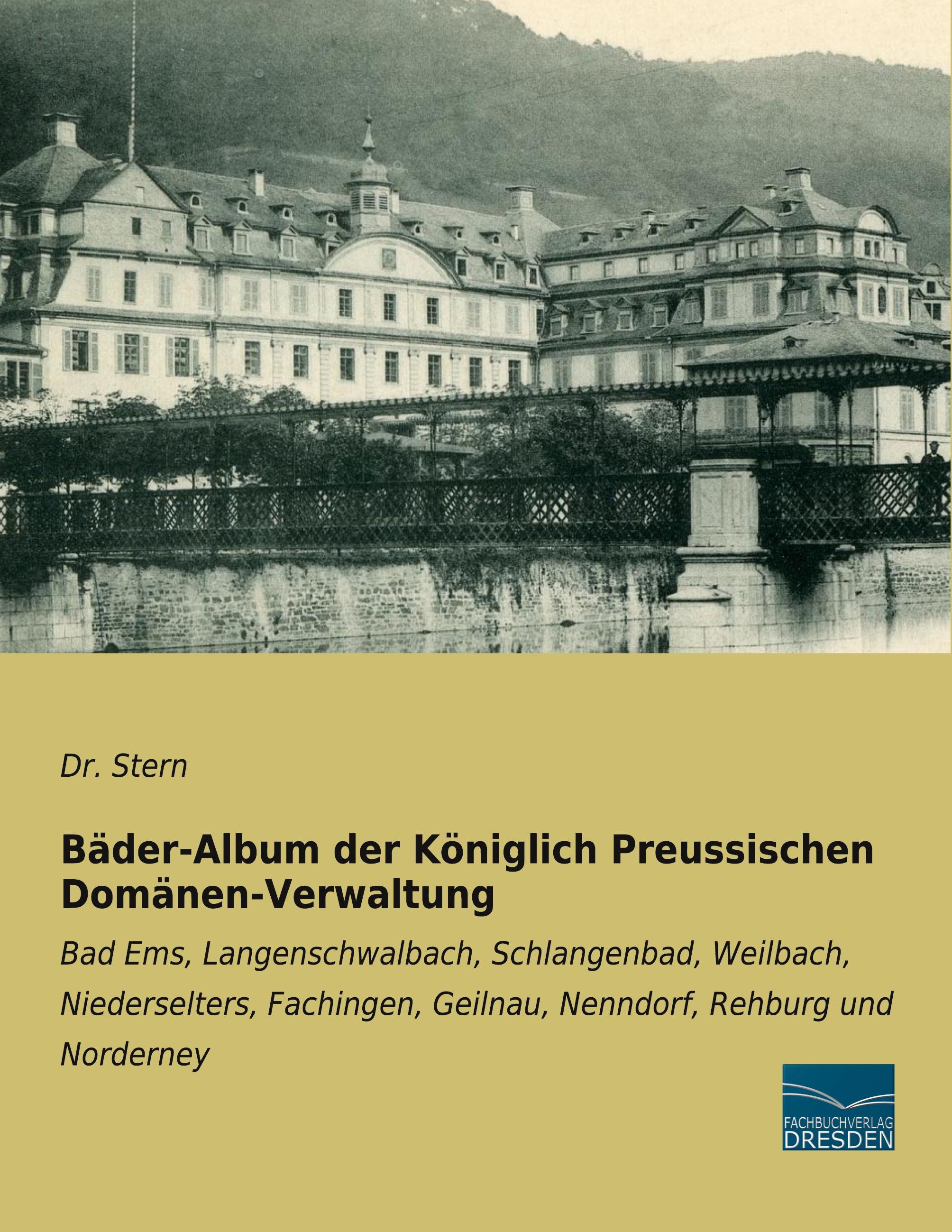 Vorderes Coverbild Bäder-Album der Königlich Preussischen Domänen-Verwaltung