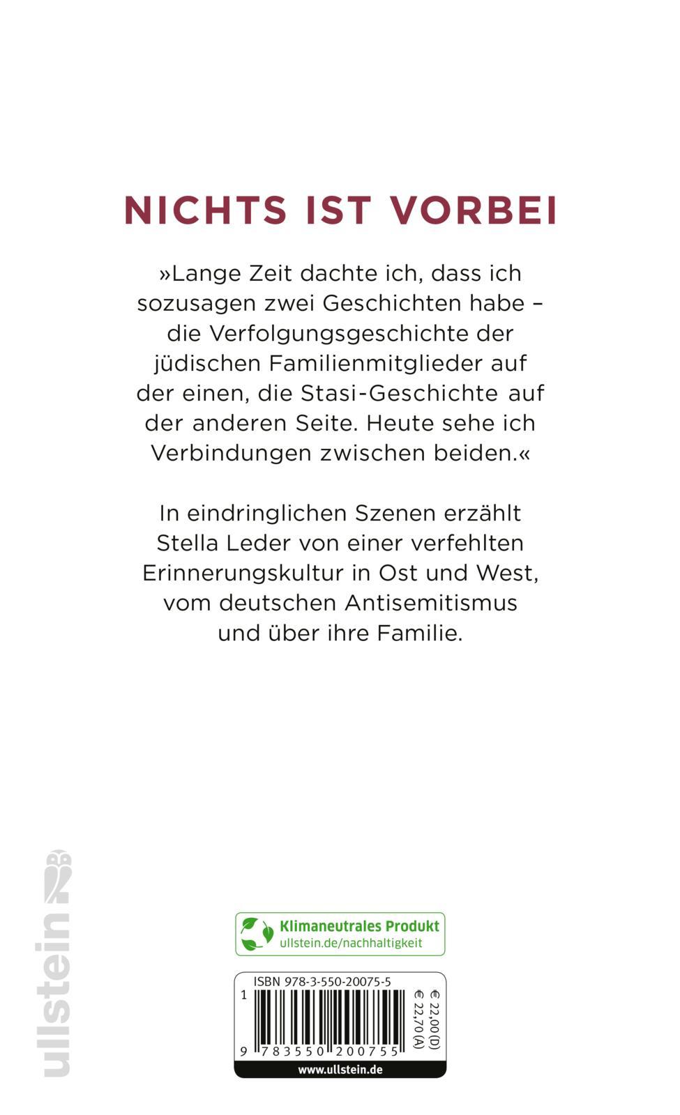 Rückseitencover Meine Mutter, der Mann im Garten und die Rechten