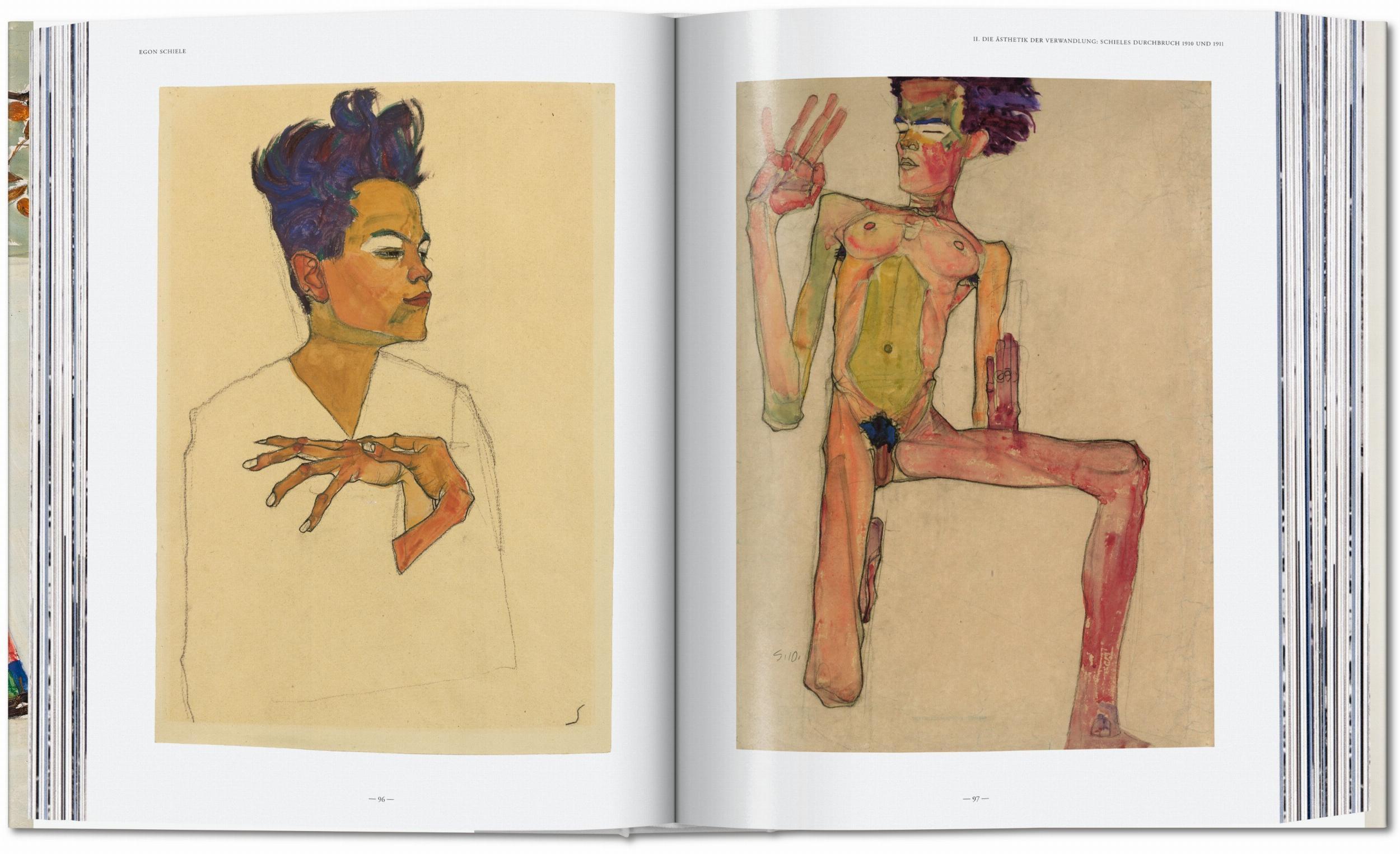 Beispielinhalt (Bild) Egon Schiele. Sämtliche Gemälde 1909-1918