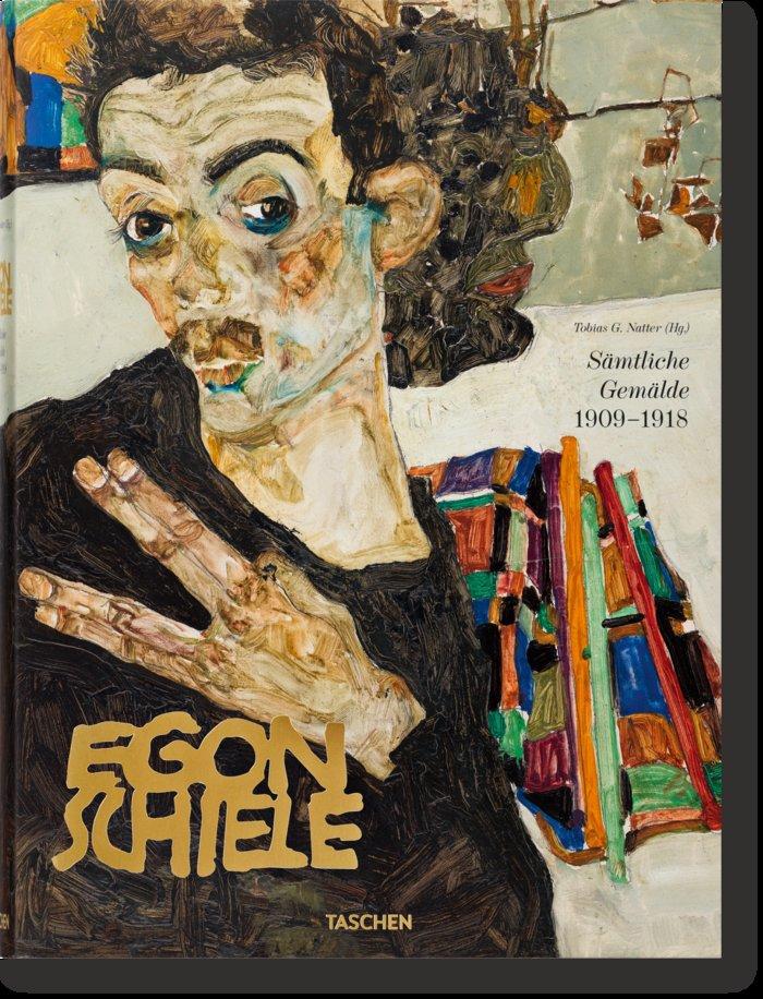 Vorderes Coverbild Egon Schiele. Sämtliche Gemälde 1909-1918